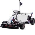 BMW Go Kart 24V Blanco -  Coche eléctrico para niños 