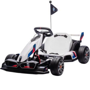 BMW Go Kart 24V Blanco -  Coche eléctrico para niños