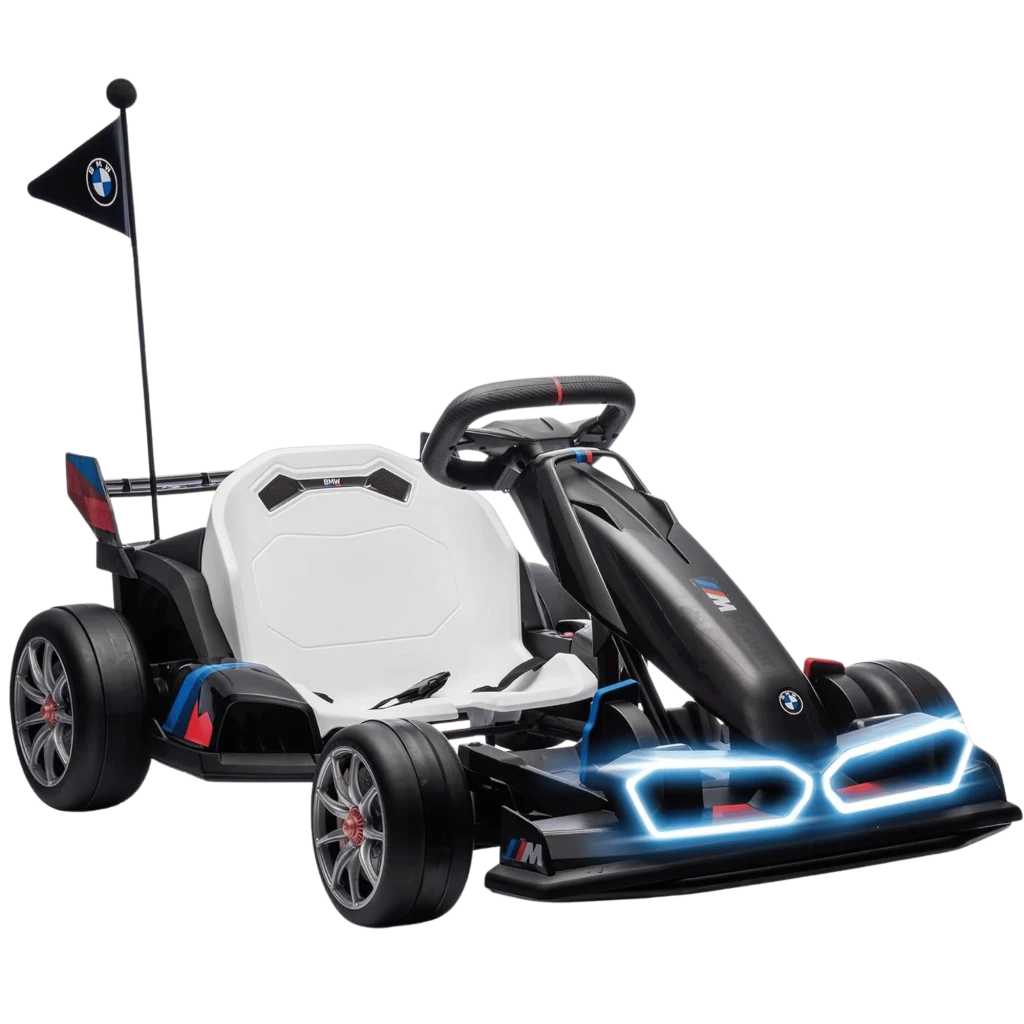 BMW Go Kart 24V Negro -  Coche eléctrico para niños