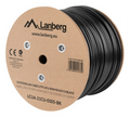 Lanberg LCU6-21CU-0305-BK cable de red Negro 305 m Cat6 U/UTP (UTP)
