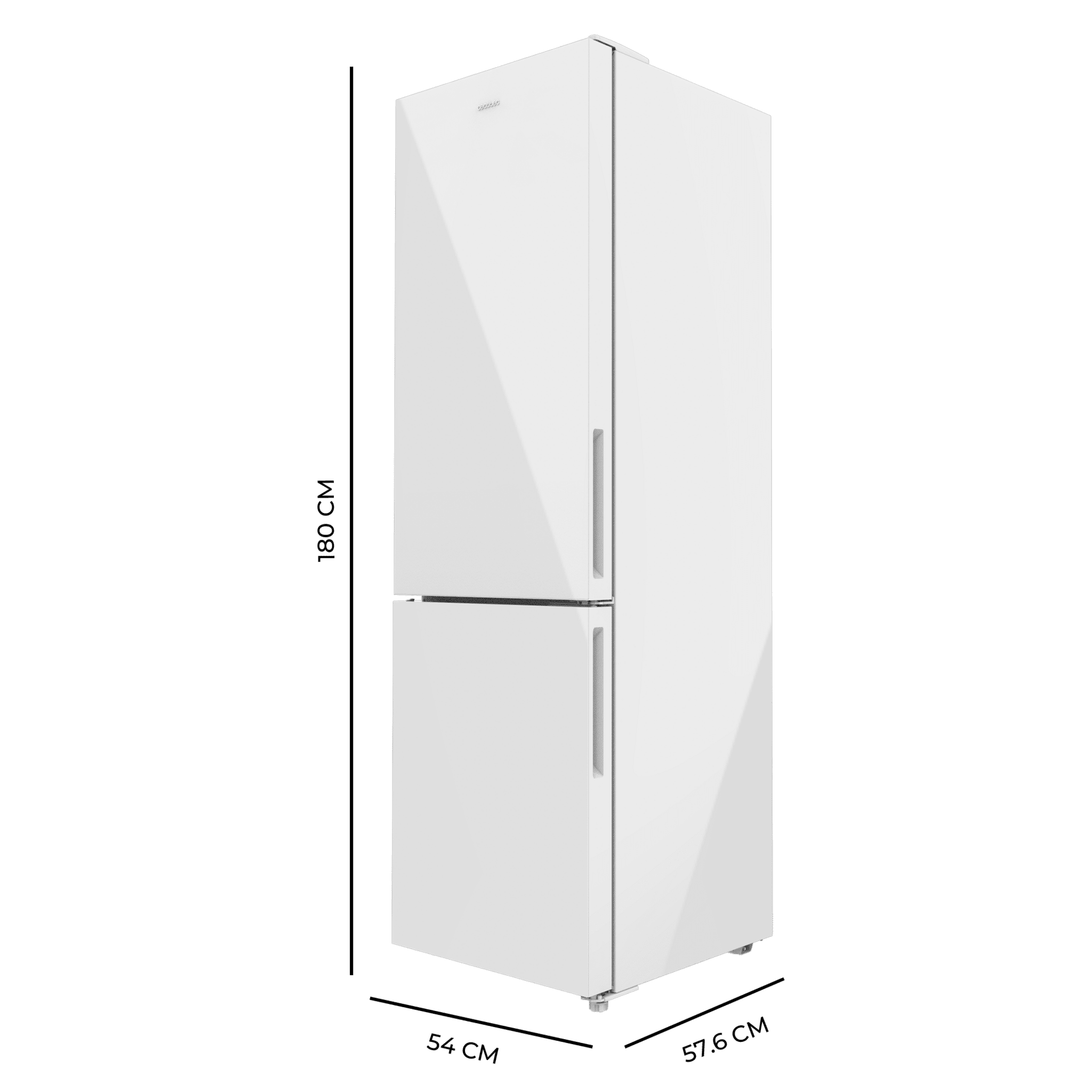 Bolero CoolMarket Combi 250 White Glass E