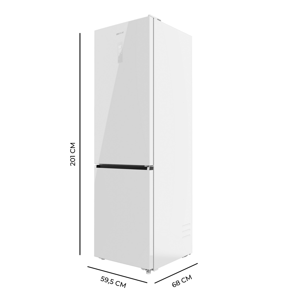 Bolero CoolMarket Combi 456 White Glass C 
