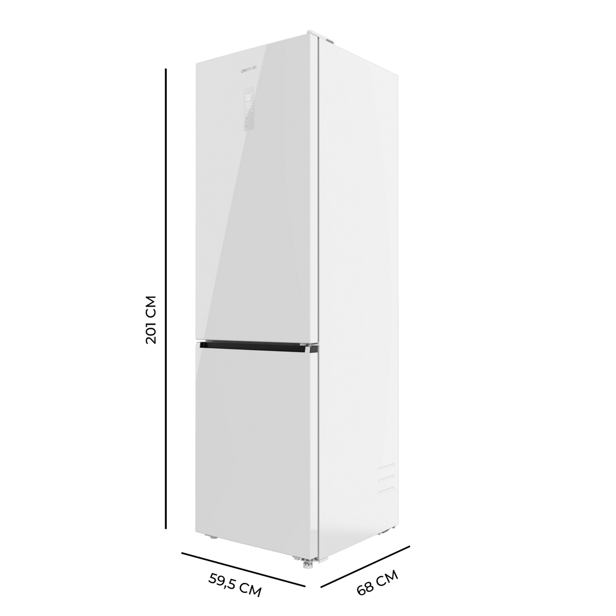 Bolero CoolMarket Combi 456 White Glass C 
