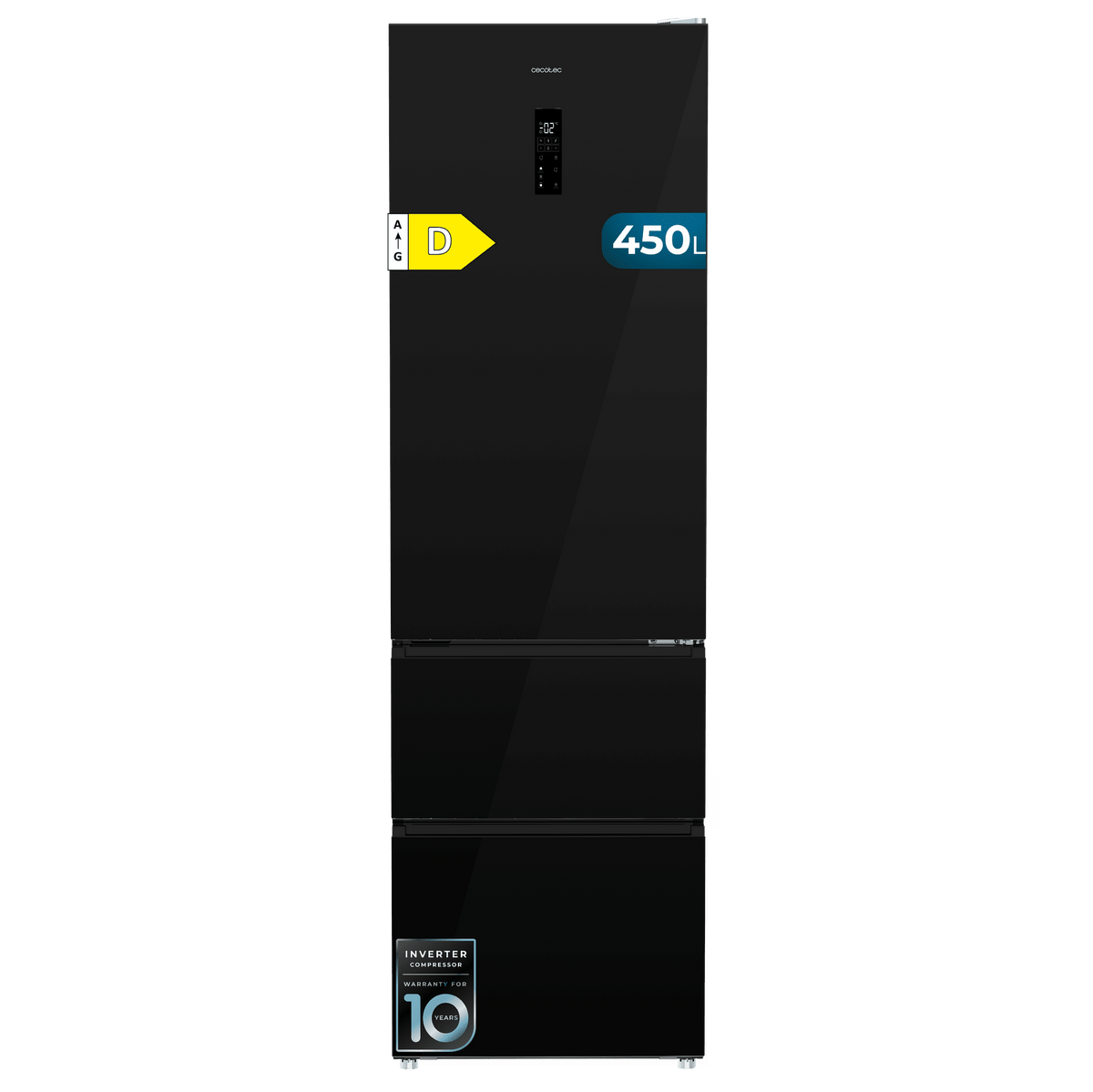 Bolero CoolMarket Combi FD 450 Black Glass D