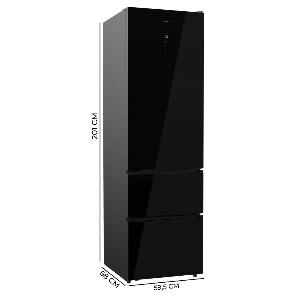 Bolero CoolMarket Combi FD 450 Black Glass D