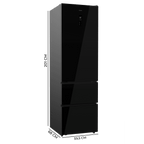 Bolero CoolMarket Combi FD 450 Black Glass D