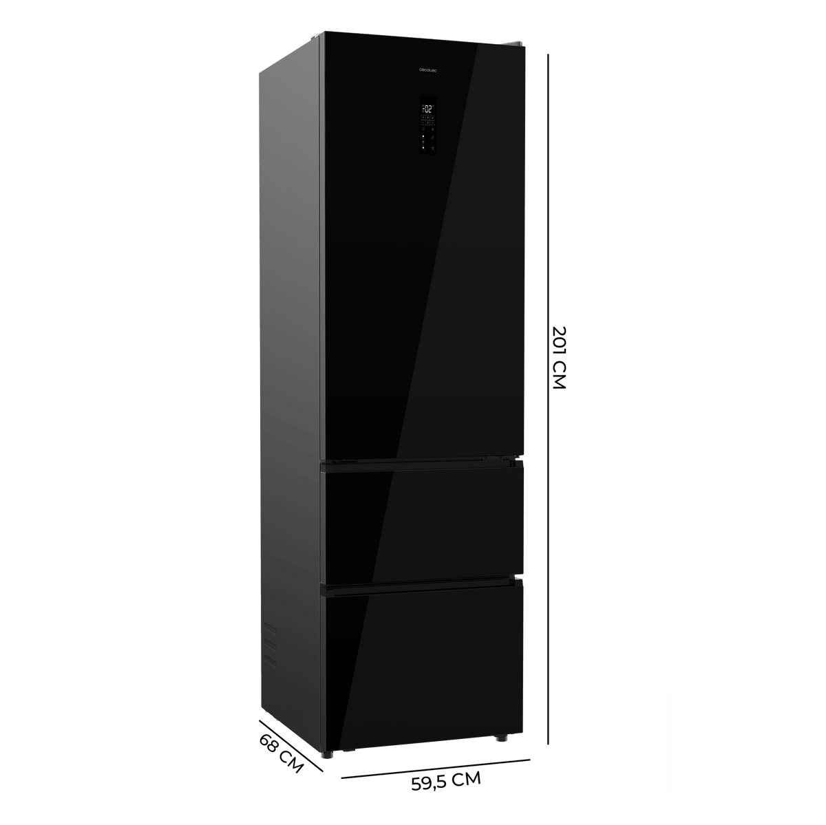 Bolero CoolMarket Combi FD 450 Black Glass E
