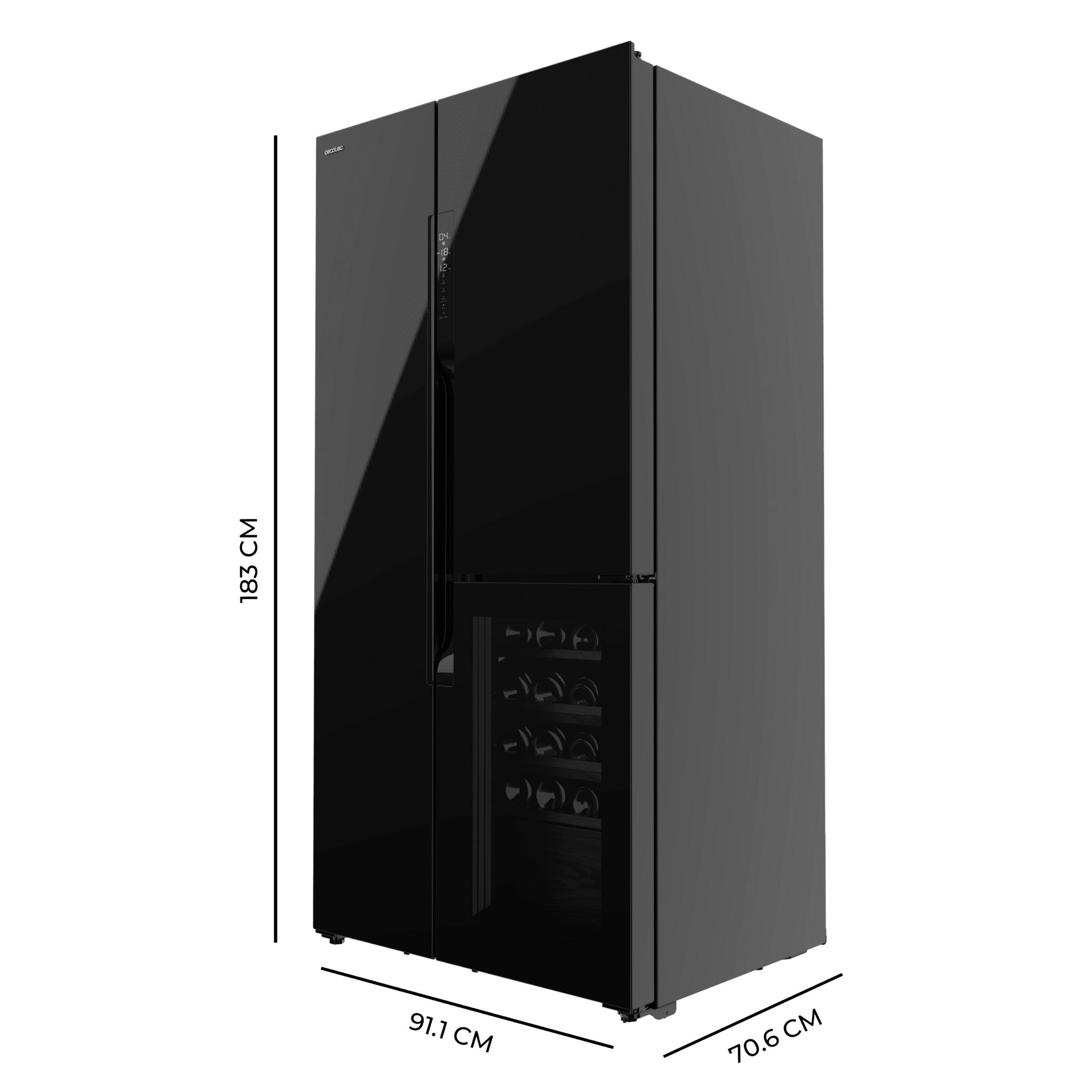 Bolero CoolMarket TDW 548 Black Glass E