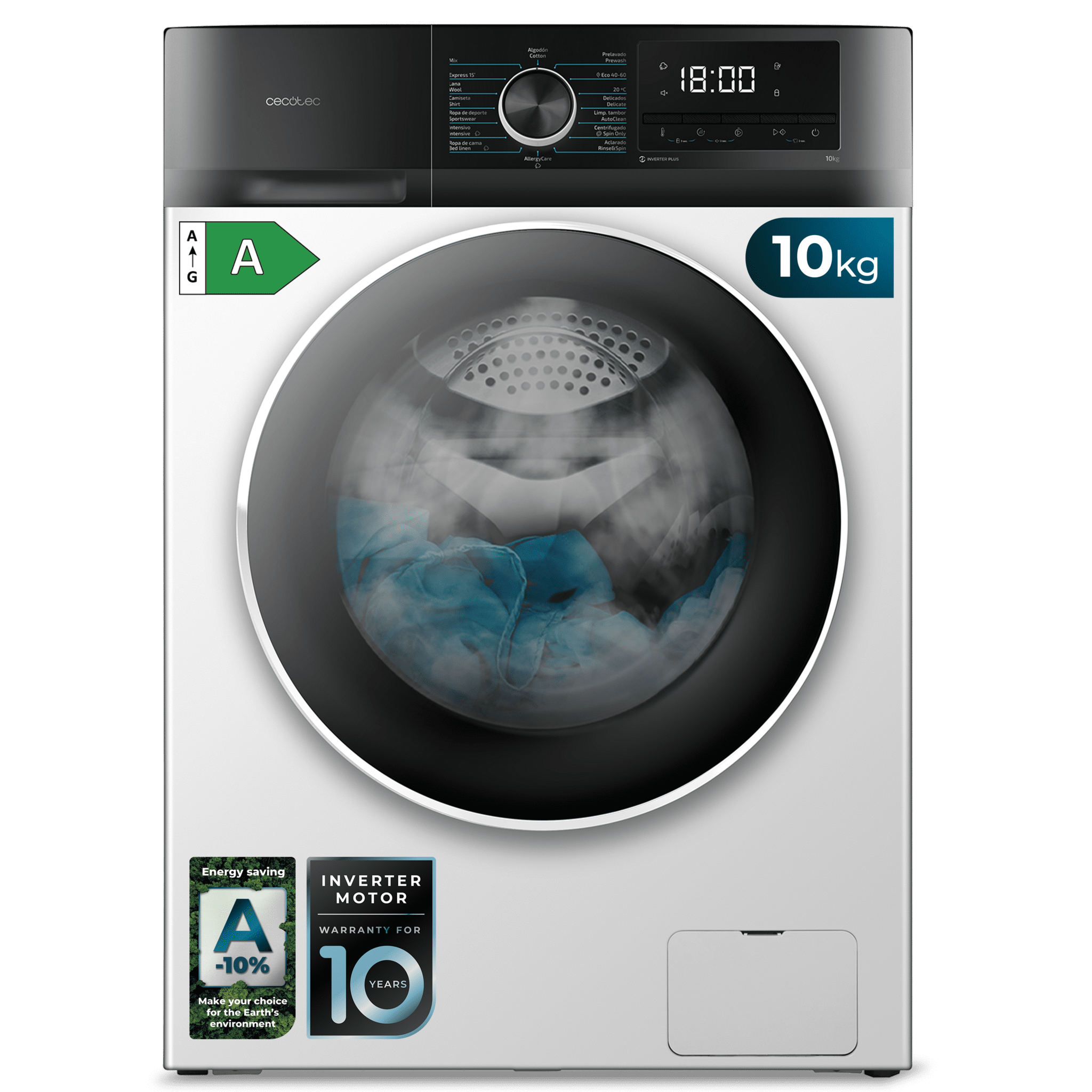 Lavadora Bolero DressCode 10500 Inverter A
