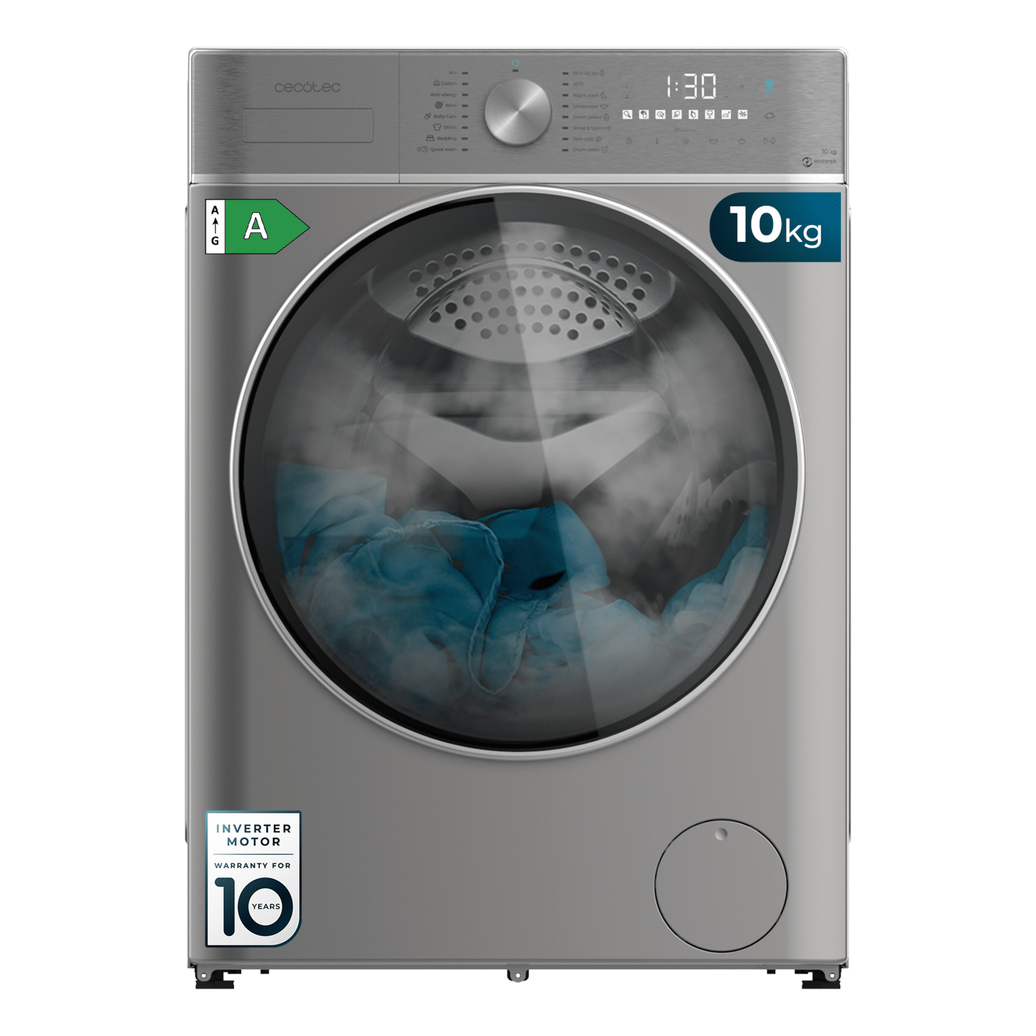 Lavadora Bolero DressCode 10800 Inverter Steel A