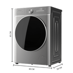 Lavadora Bolero DressCode 9800 Inverter Steel A