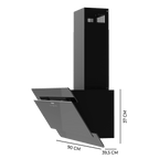 Bolero Flux DT 908000 Glass Black A++