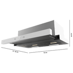 Bolero Flux TLT 704400 Glass White A+++