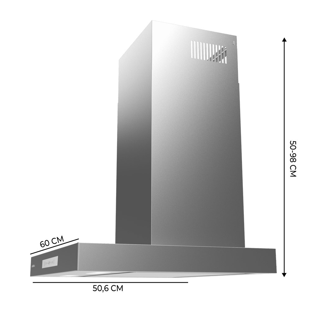 Bolero Flux TT 608000 Slim Glass White A++