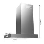 Bolero Flux TT 608000 Slim Glass White A++