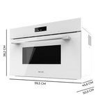 Bolero Hexa MW703800 Glass White
