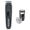 Afeitadora eléctrica Corporal Braun BodyGroomer 5 BG5340 3 en 1 Negro/Plata