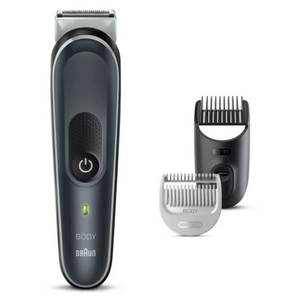Afeitadora eléctrica Corporal Braun BodyGroomer 5 BG5340 3 en 1 Negro/Plata