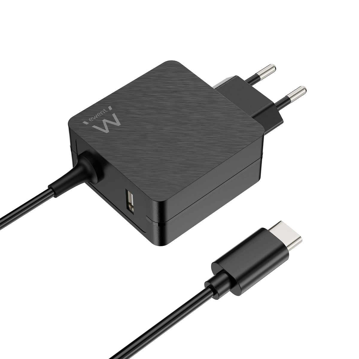 EW3979 cargador de dispositivo móvil Portátil Negro Corriente alterna Carga rápida Interior