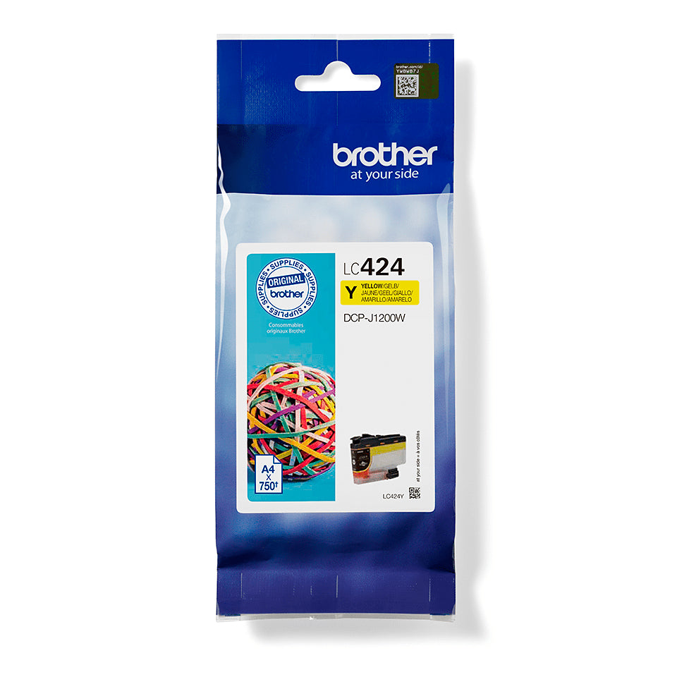 LC424Y cartucho de tinta 1 pieza(s) Original Amarillo