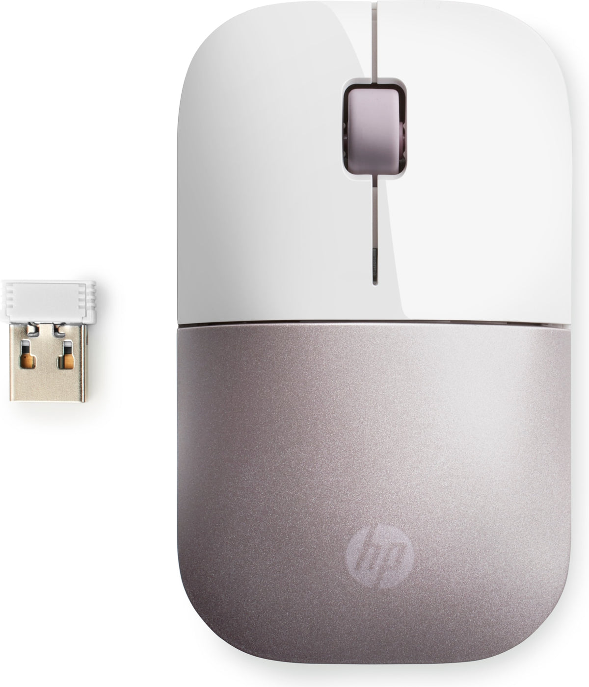 Ratón inalámbrico Z3700 (blanco/rosa)