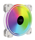 XFC-120DRW sistema de refrigeración para ordenador Carcasa del ordenador Ventilador 12 cm Blanco