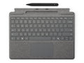 8X8-00175 teclado para móvil QWERTY Español Microsoft Cover port Platino