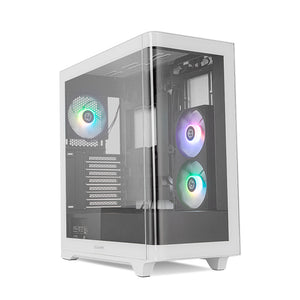 Hummer ETHER Midi Tower Negro, Blanco
