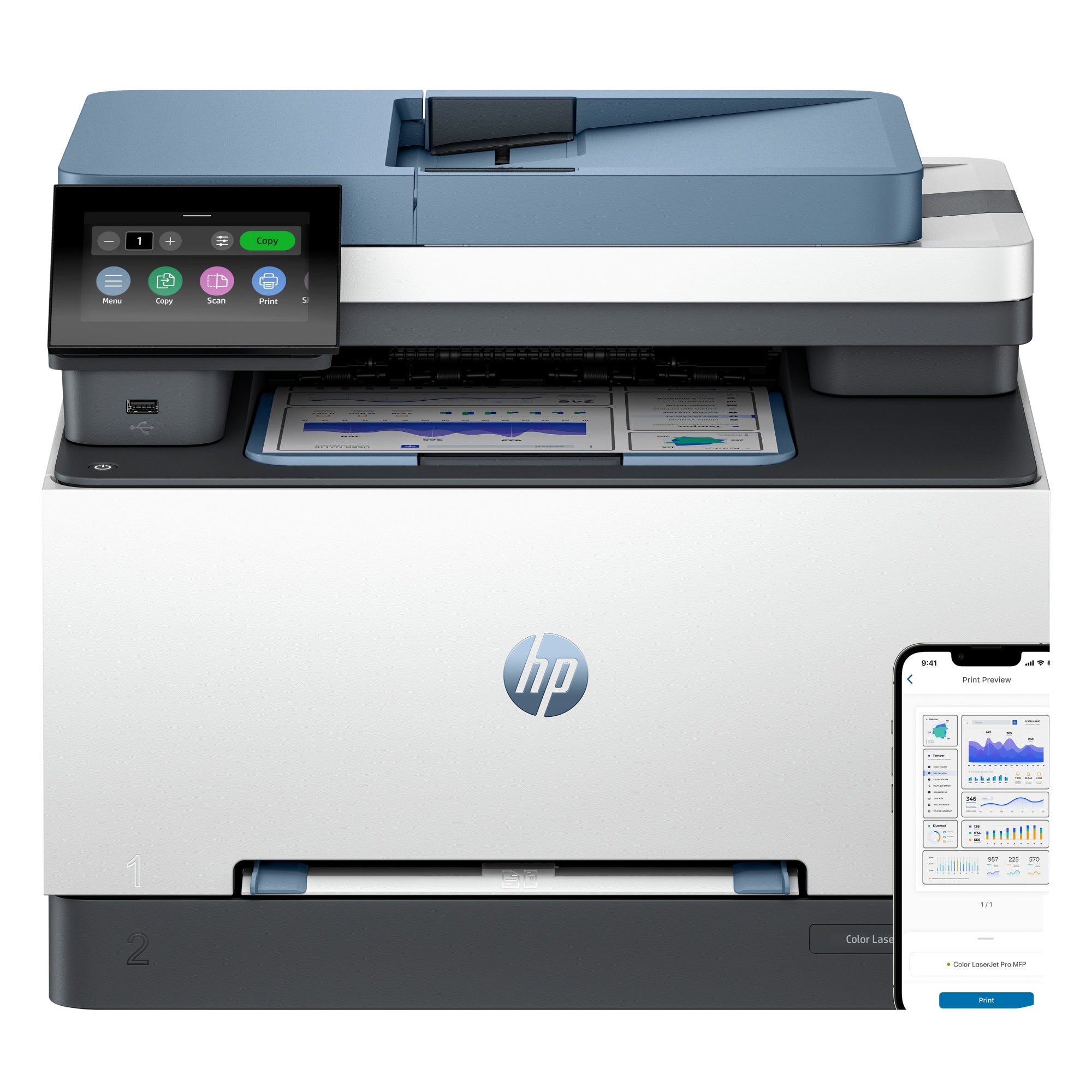LaserJet Pro 3302sdw Inalámbrico Multifunction Color Impresora, Fotocopiadora, escáner  Dúplex
