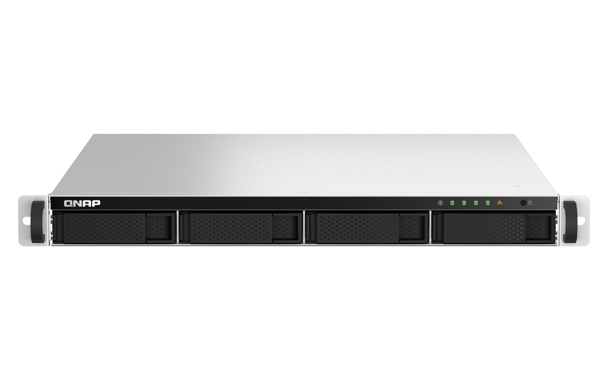 TS-464U-RP NAS Bastidor (1U) Intel® Celeron® N5095 8 GB DDR4 0 TB QNAP Turbo System Aluminio, Negro