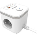 Power Cube 2 m 3 salidas AC Interior Blanco