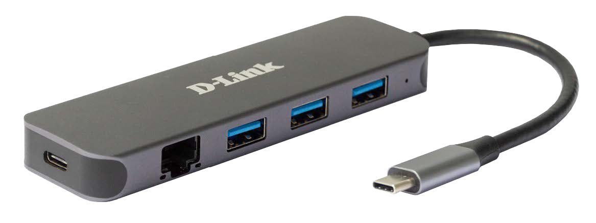 DUB-2334 base para portátil y replicador de puertos Alámbrico USB Tipo C Gris