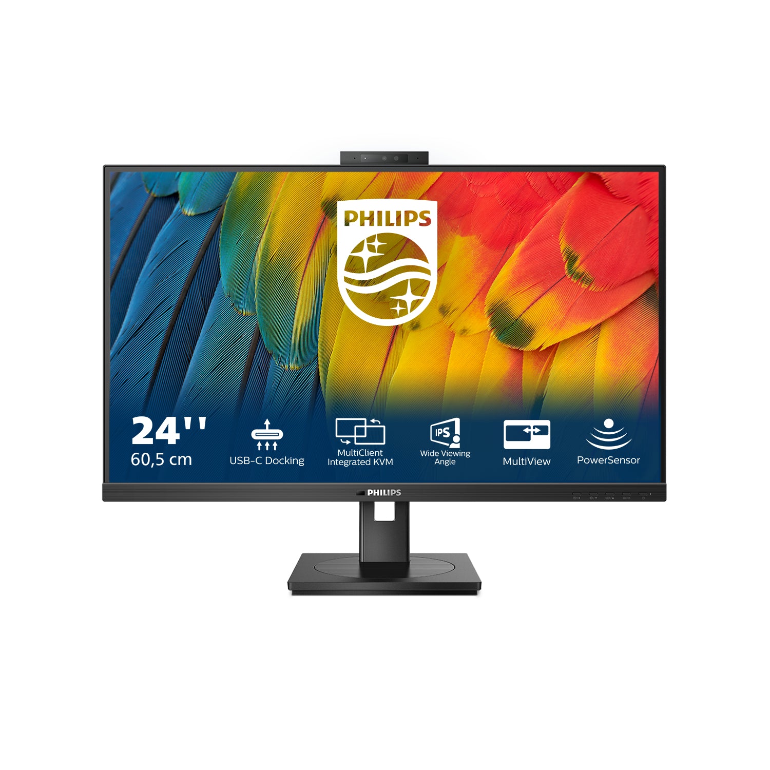 5000 series 24B1U5301H/00 pantalla para PC 60,5 cm (23.8") 1920 x 1080 Pixeles Full HD LCD Negro