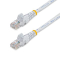 Cable de 3m Blanco de Red Fast Ethernet Cat5e RJ45 sin Enganche - Cable Patch Snagless