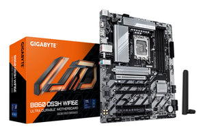 B860 DS3H WIFI6E Placa base - CPUs Intel Core Ultra, VRM de 8+1+2+2 fases, hasta 9066MHz DDR5, 1xPCIe 5.0 + 1xPCIe 4.0 M.2, LAN 2,5 GbE, WIFI 6E, USB 3.2 Gen 2x2