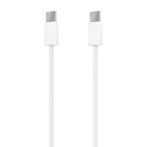 Cable USB 2.0 3A 60W Apple, tipo USB-C/M-USB-C/M, Blanco, 2.0m