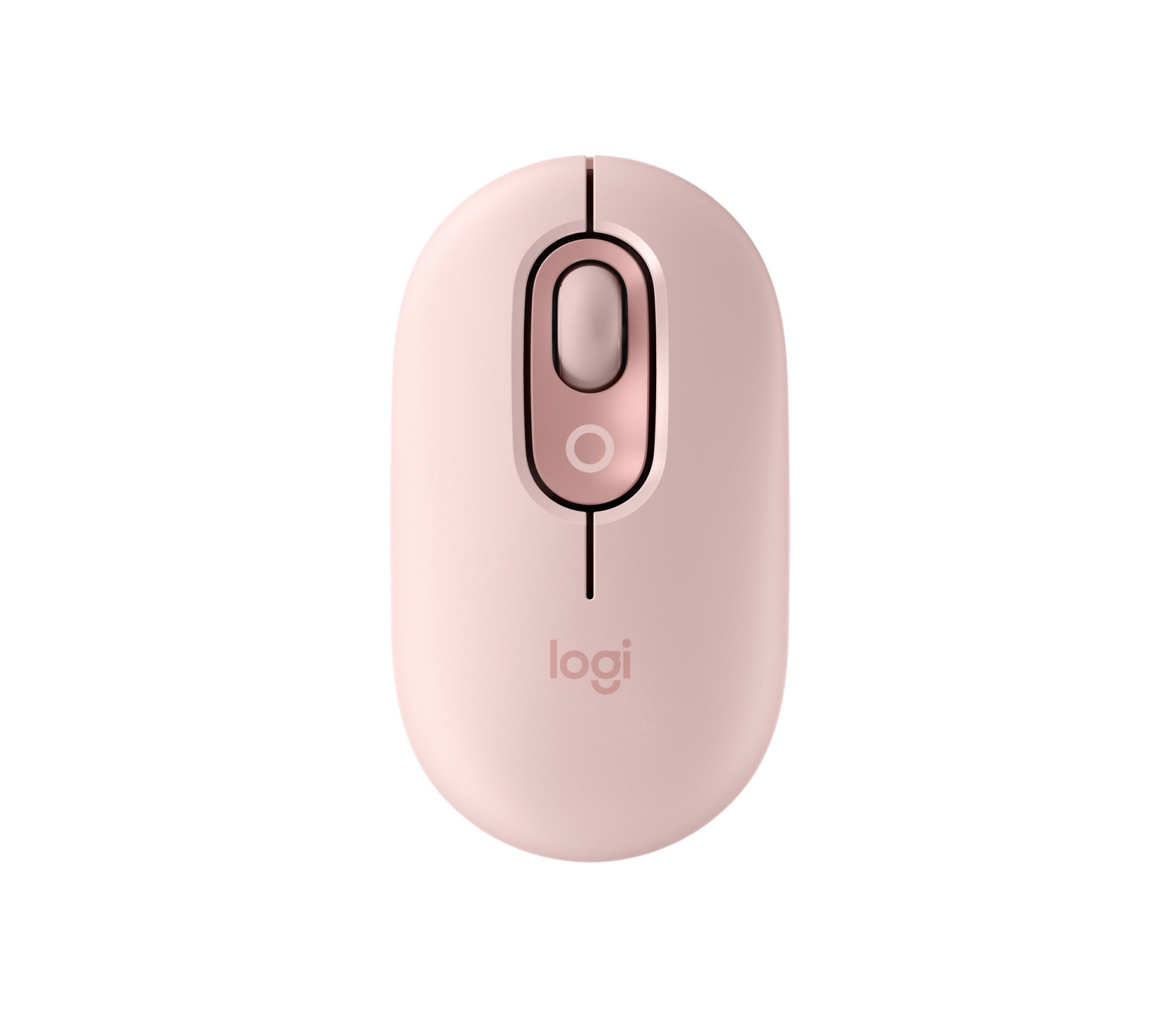 POP Mouse, ratón inalámbrico Bluetooth compacto y portátil con botones programables y clics discretos, tecnología Easy-Switch para alternar hasta 3 dispositivos, portátil, tablet, PC: Rosa