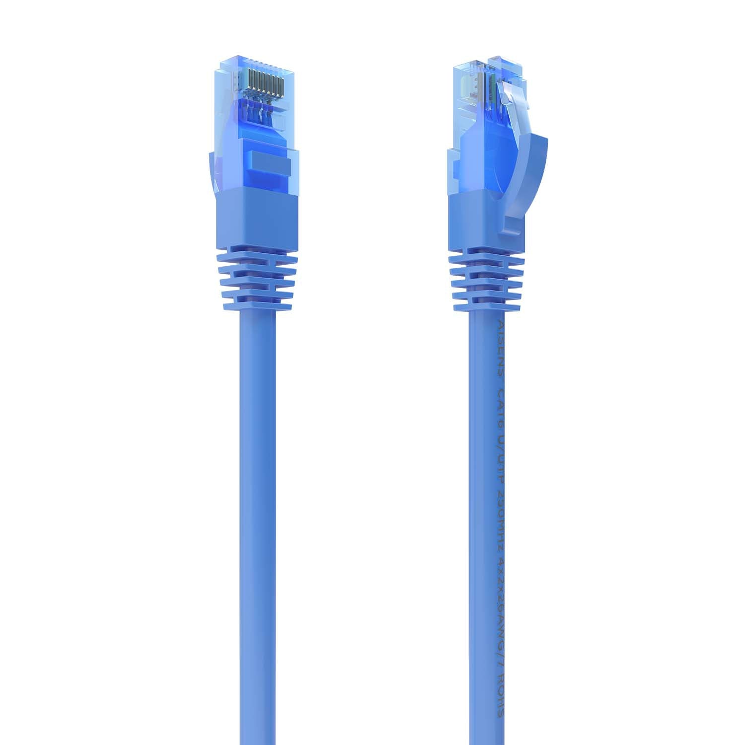 Cable De Red Latiguillo RJ45 Cat.6 UTP AWG26 CCA, Azul, 1.0 m