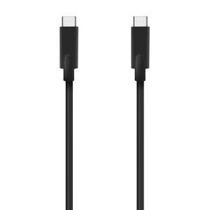 Cable USB 3.2 Gen1 5Gbps 4k@60Hz 3A 60W E-Marker, Tipo USB-C/M-USB-C/M, Negro, 5.0m