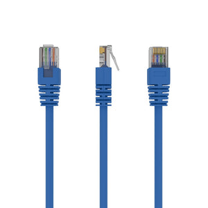 Patch Cord Cat.5e 0.25m cable de red Azul 0,25 m Cat5e U/UTP (UTP)