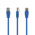 PP12-3M/B cable de red Azul Cat5e