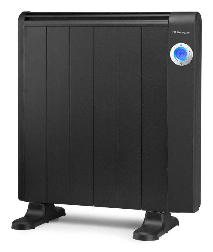 RRW 1005 calefactor eléctrico Interior Negro 1000 W Radiador sin aceite