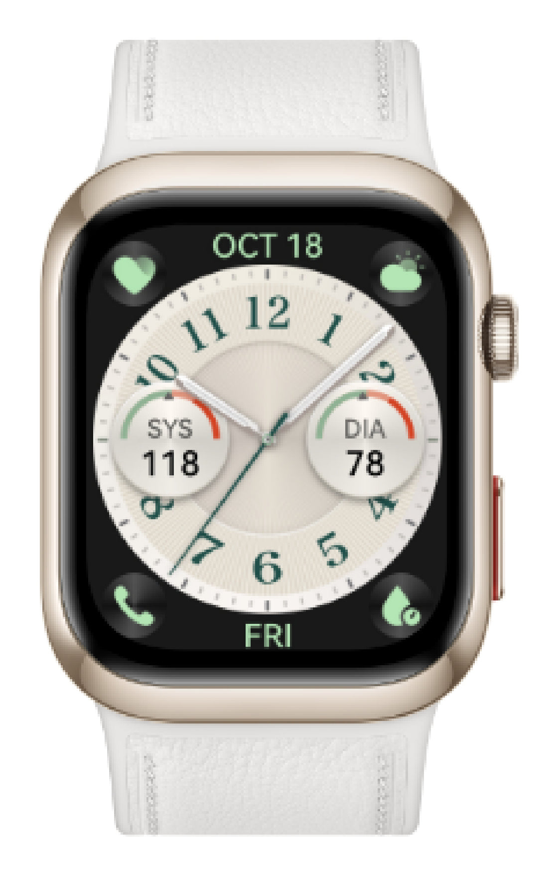 Watch D2 4,62 cm (1.82") AMOLED 48 mm Digital 480 x 408 Pixeles Pantalla táctil Oro
