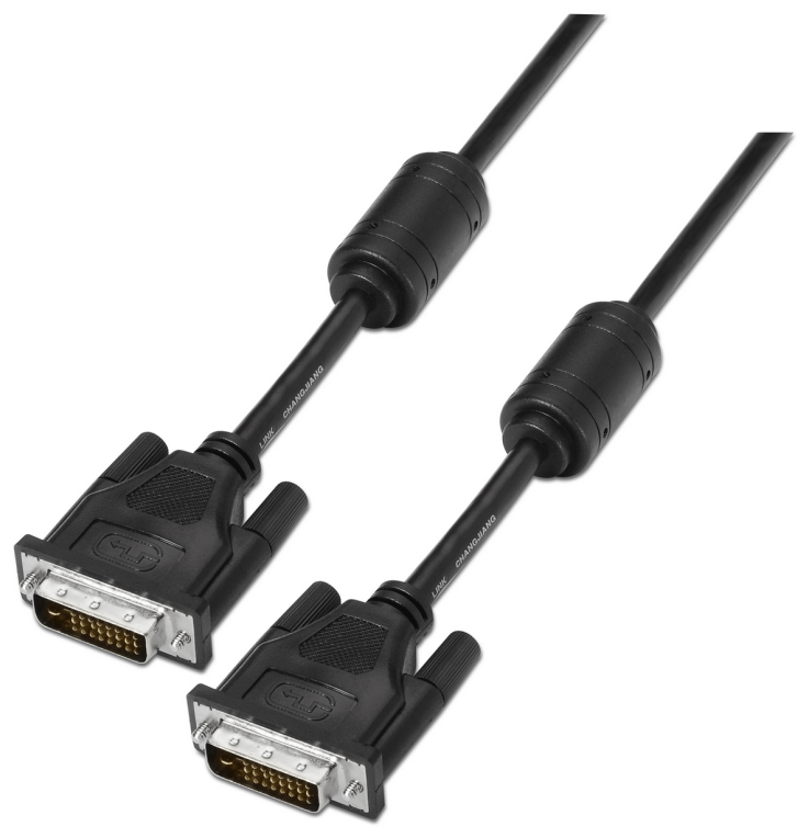 AISENS A117-0089 cable DVI 1,8 m DVI-D Negro