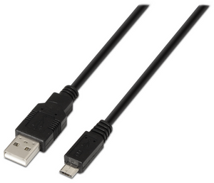 AISENS A101-0028 cable USB USB 2.0 1,8 m USB A Micro-USB B Negro