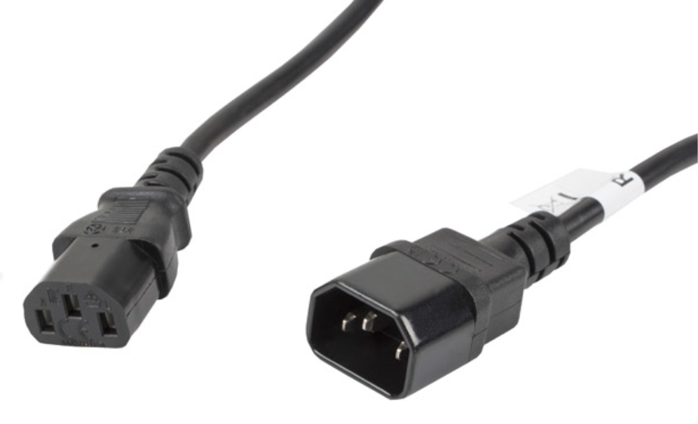 Lanberg CA-C13E-11CC-0050-BK cable de transmisión Negro 5 m C13 acoplador C14 acoplador