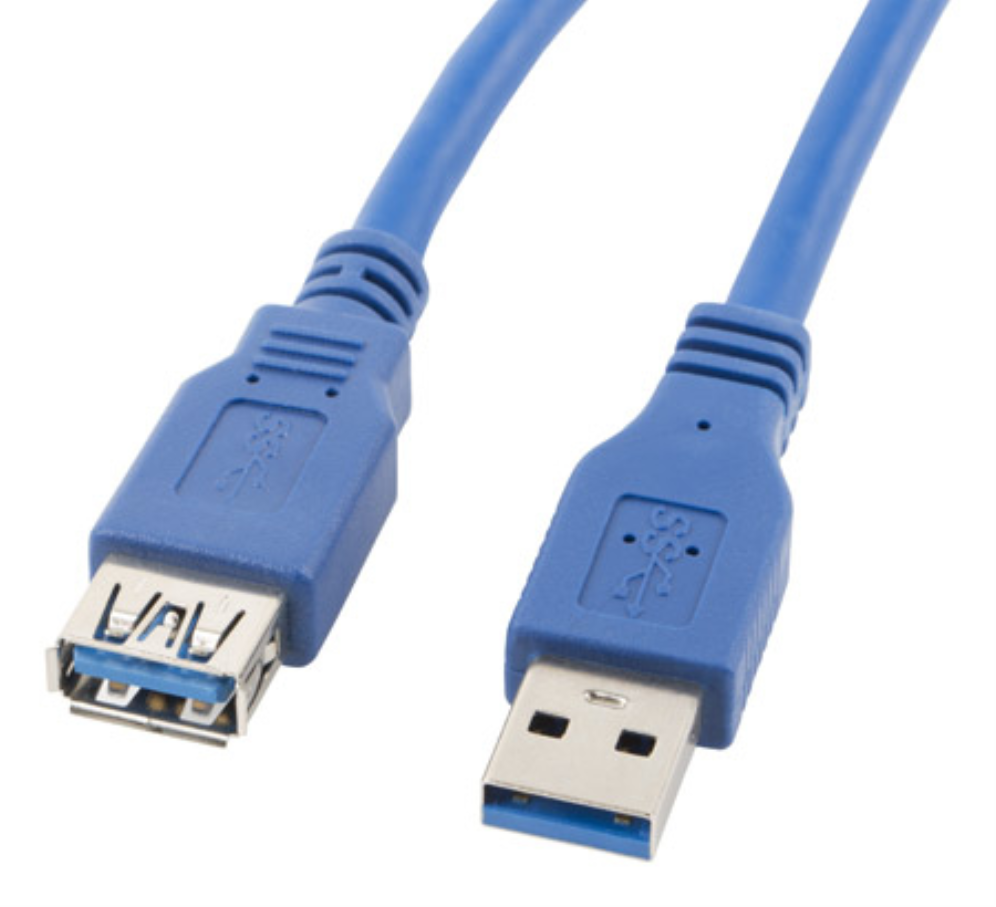 Lanberg CA-US3E-10CC-0018-B cable USB 1,8 m USB A Azul
