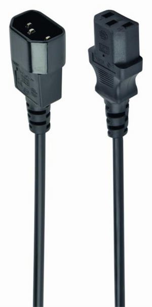 Gembird PC-189-075-1.8M cable de transmisión Negro 1,8 m C13 acoplador C14 acoplador