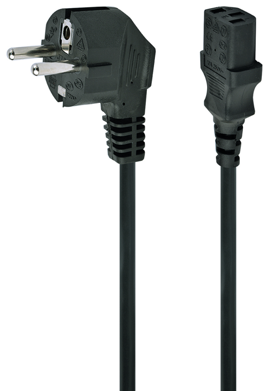Gembird PC-186-VDE-5M cable de transmisión Negro