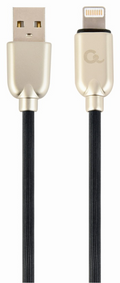 Cablexpert CC-USB2R-AMLM-2M cable de conector Lightning Negro